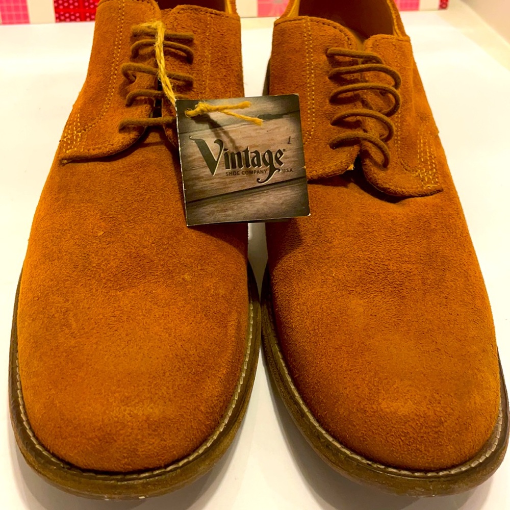 NWT Vintage Shoe Company Men Formal Leather Shoes - Picture 16 of 16